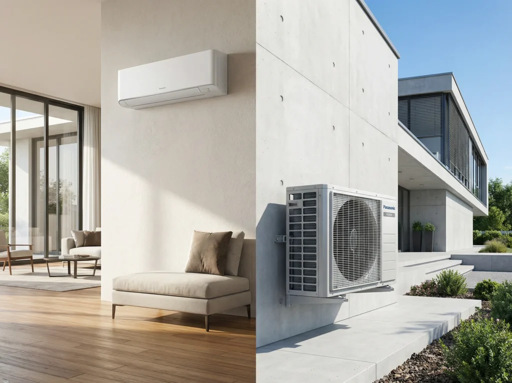 Instalacion de aire acondicionado split en vivienda de Madrid