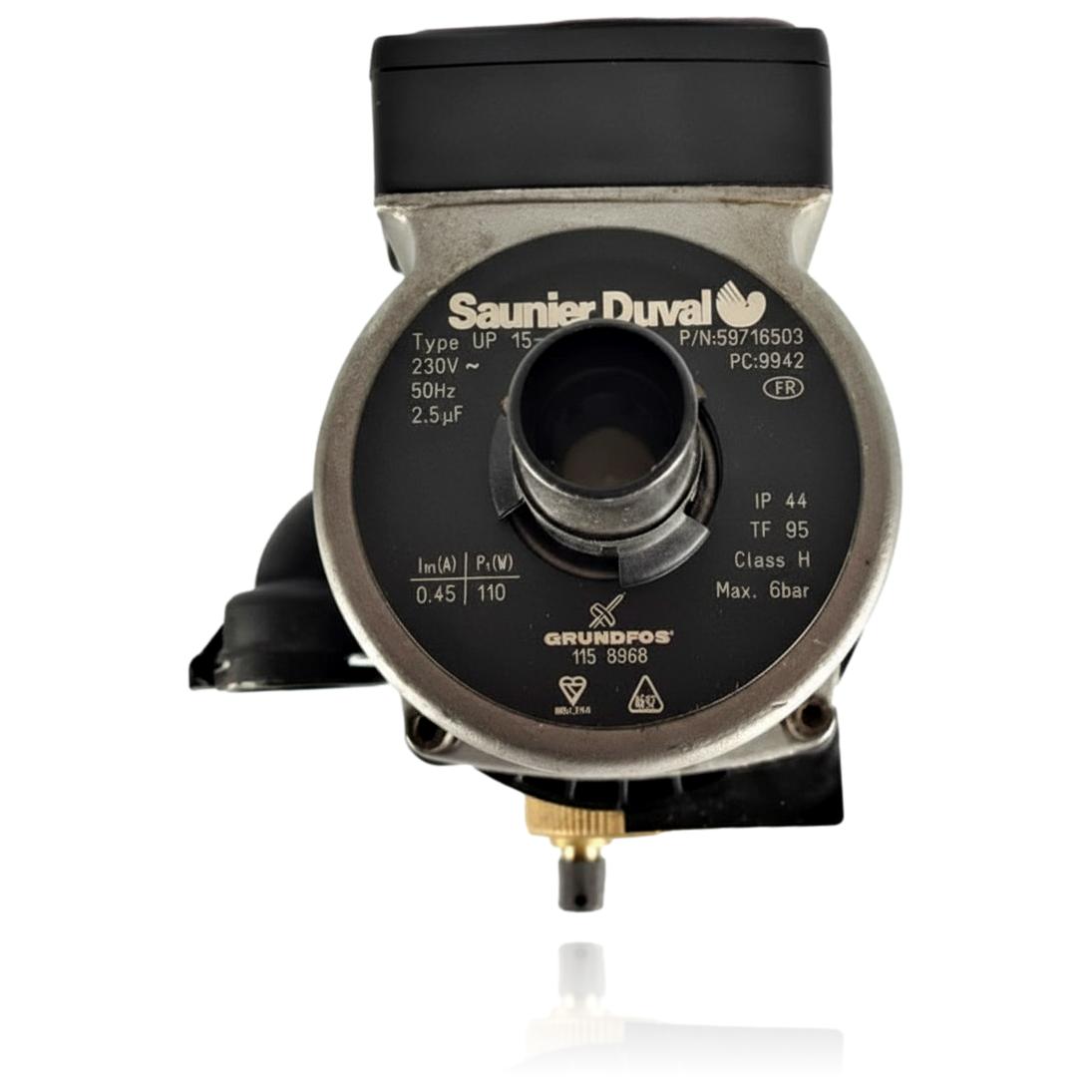 Bomba Circuladora con Purgador Saunier Duval Isofast C 35 E Grundfos Ref. 05732500 - Imagen 3