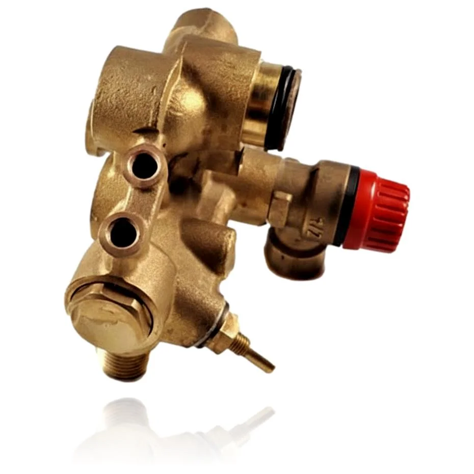 Bloque Hidráulico Llave de Llenado Válvula de Seguridad Edico ED 21 EI - Imagen 2