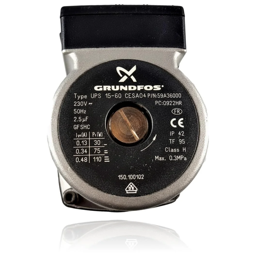 Pompe Circulateur Saunier Duval Micra Condens 26E Grundfos UPS 15-60 CESA04 - Ref. 150100102