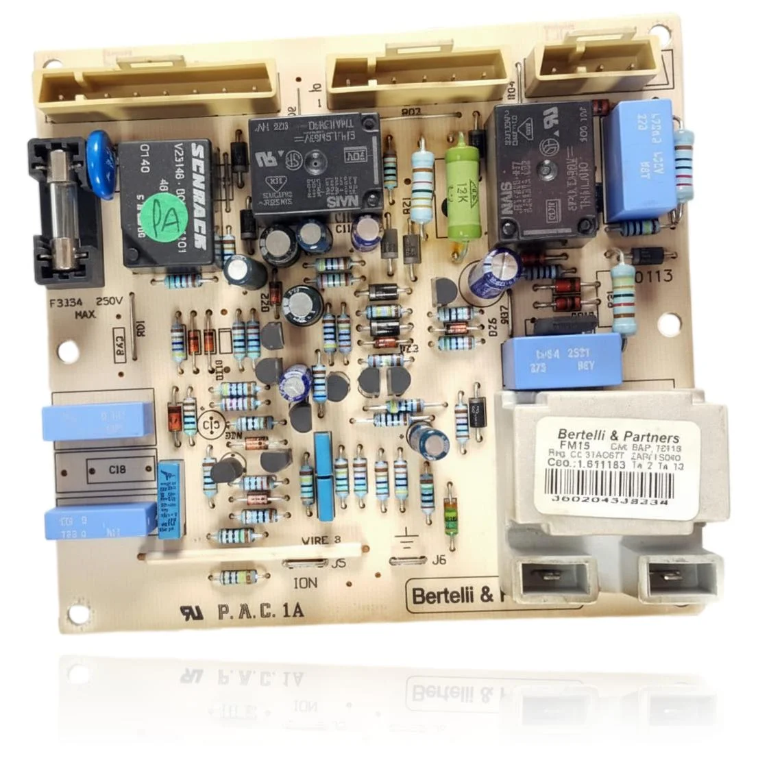 Elektronikplatine Bertelli & Partners für Immergas Eolo/Zeus Maior Ref. 011183