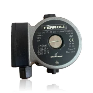 Pompa de circulatie Grundfos UPS 15-50 A0 pentru Ferroli New Elite F 30 E Cod 39808300