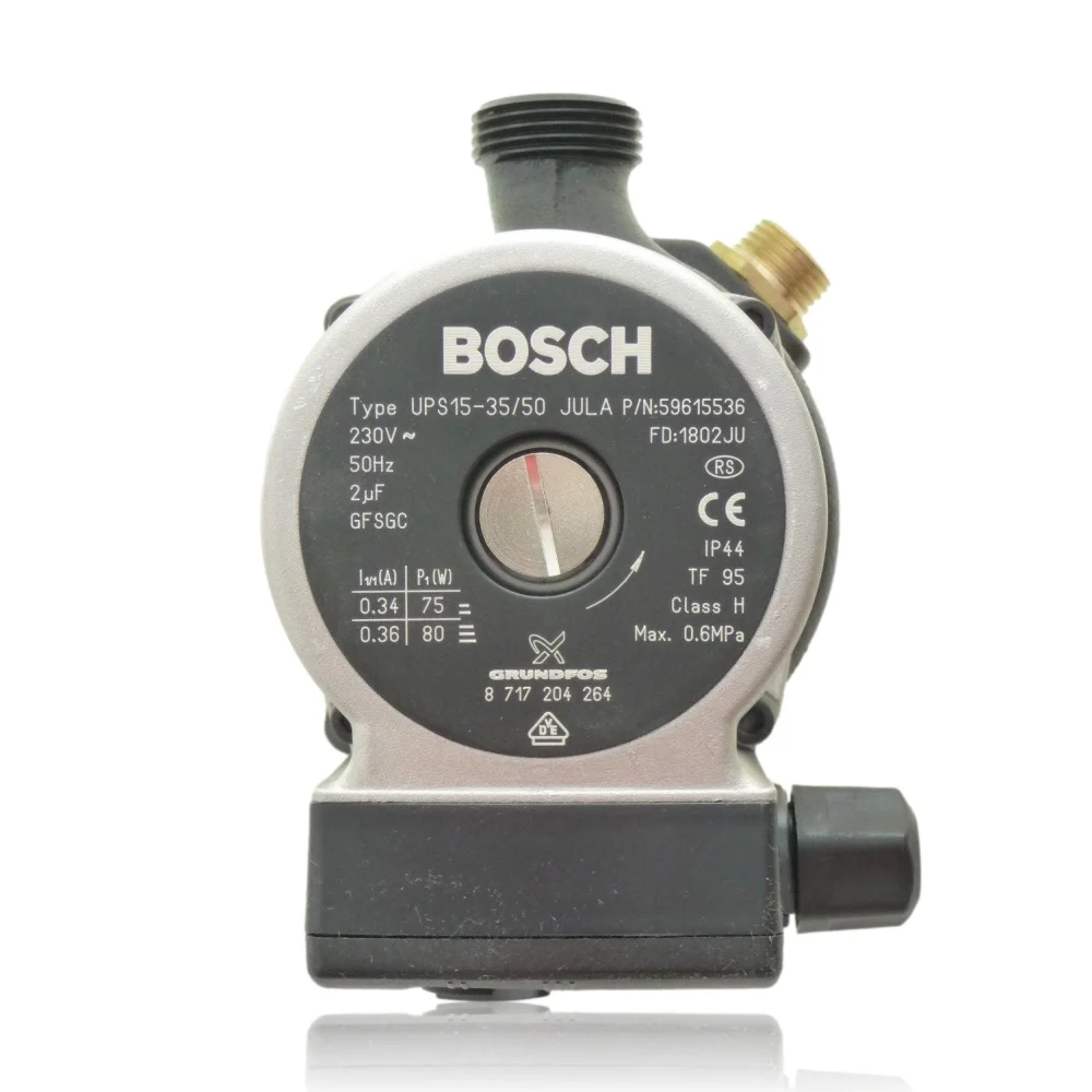 Umwälzpumpe Junkers/Bosch ZWE/ZWR/ZR Grundfos UPS 15-35/50 Ref. 8717204264