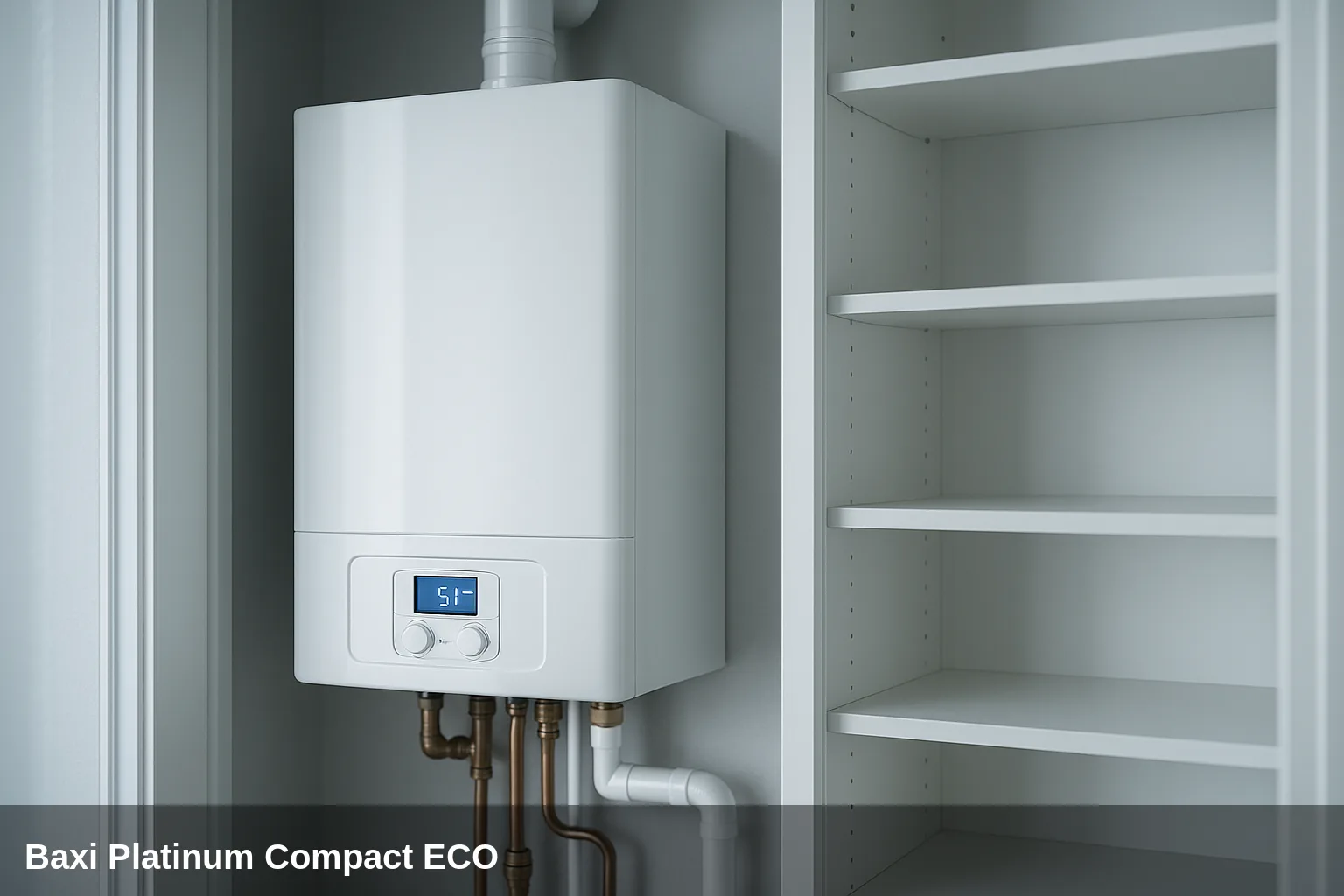 Baxi Platinum Compact ECO Heizung zeigt einen Fehlercode E auf dem Display an