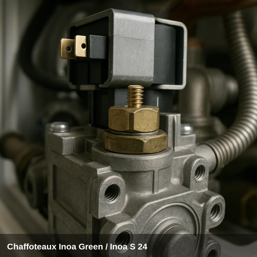 Valvola gas de la caldaia Chaffoteaux Inoa Green.