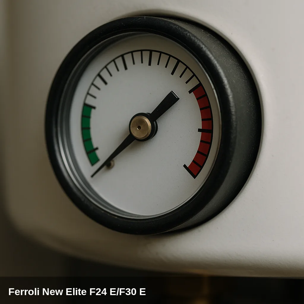 Manometro de la caldaia Ferroli New Elite F24 E/F30 E.
