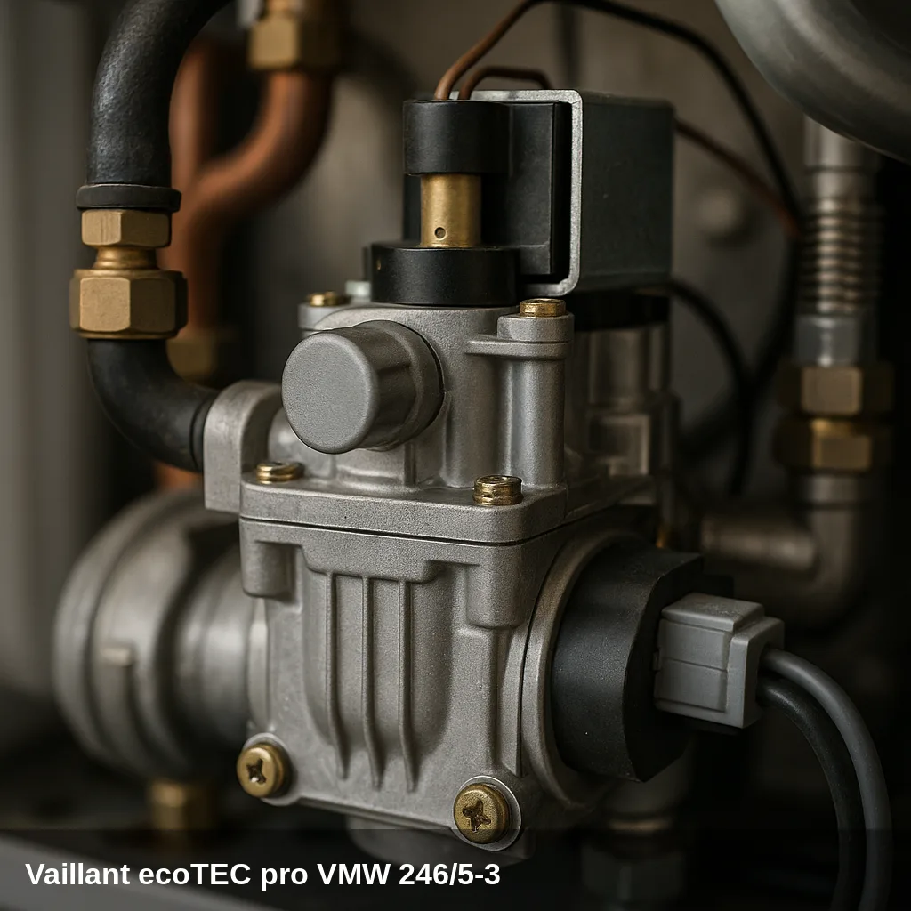 Valvola gas de una caldaia Vaillant ecoTEC pro VMW 246/5-3.