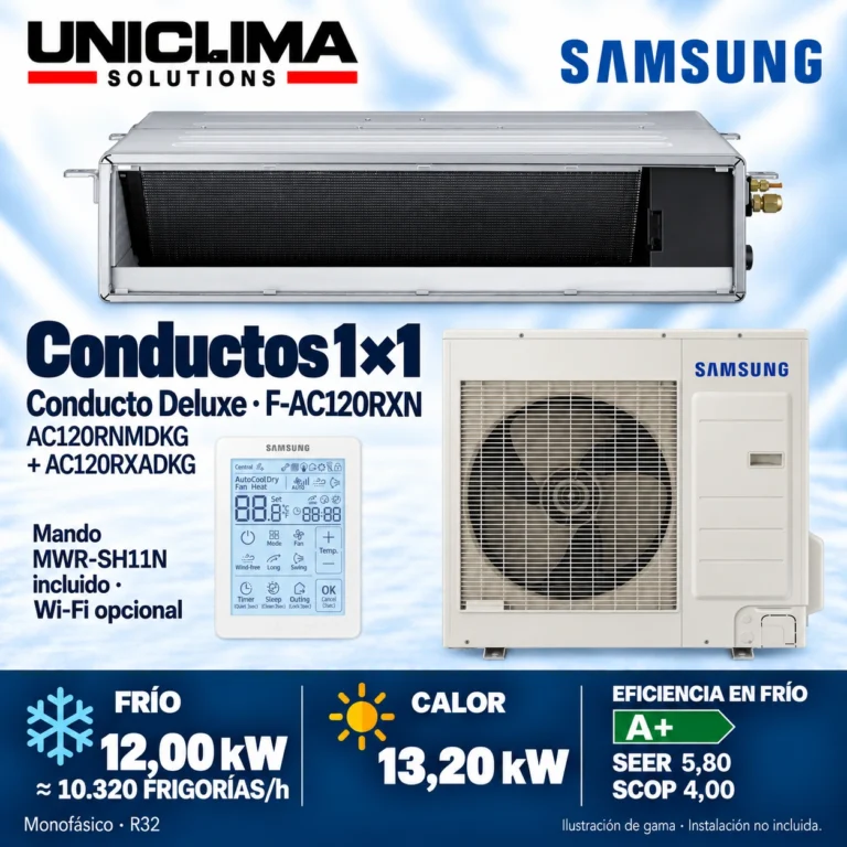 Baugruppe Samsung F-AC120RXN, 10.320 frigorías/h — Uniclima