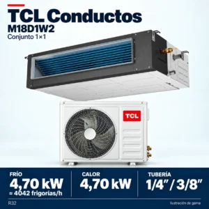 Aire acondicionado por conductos TCL M18D1W2