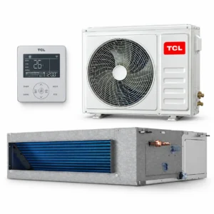 TCL M24D1W2 Set: Innen-, Außen- und Wandfernbedienung. Illustrative Darstellung der Produktreihe.