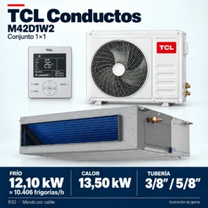 TCL M42D1W2: Zusammensetzung der Produktreihe des Sets 1×1; Abbildung nicht maßstabsgetreu.