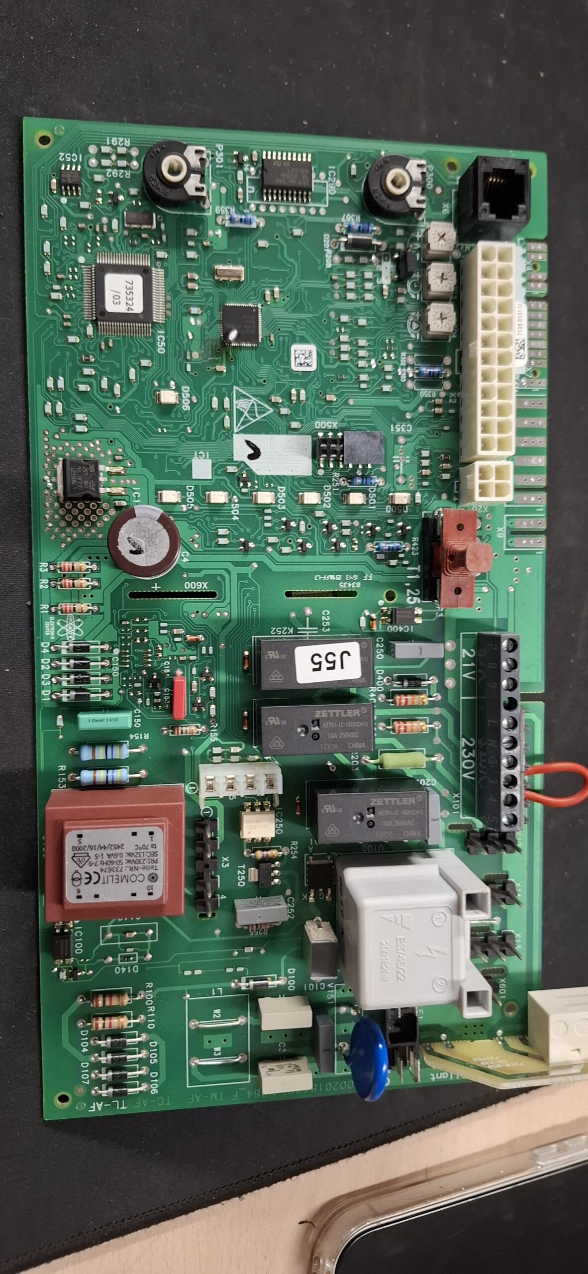 Placa electronica Vaillant · Eticheta 0020092348 · PLCN020