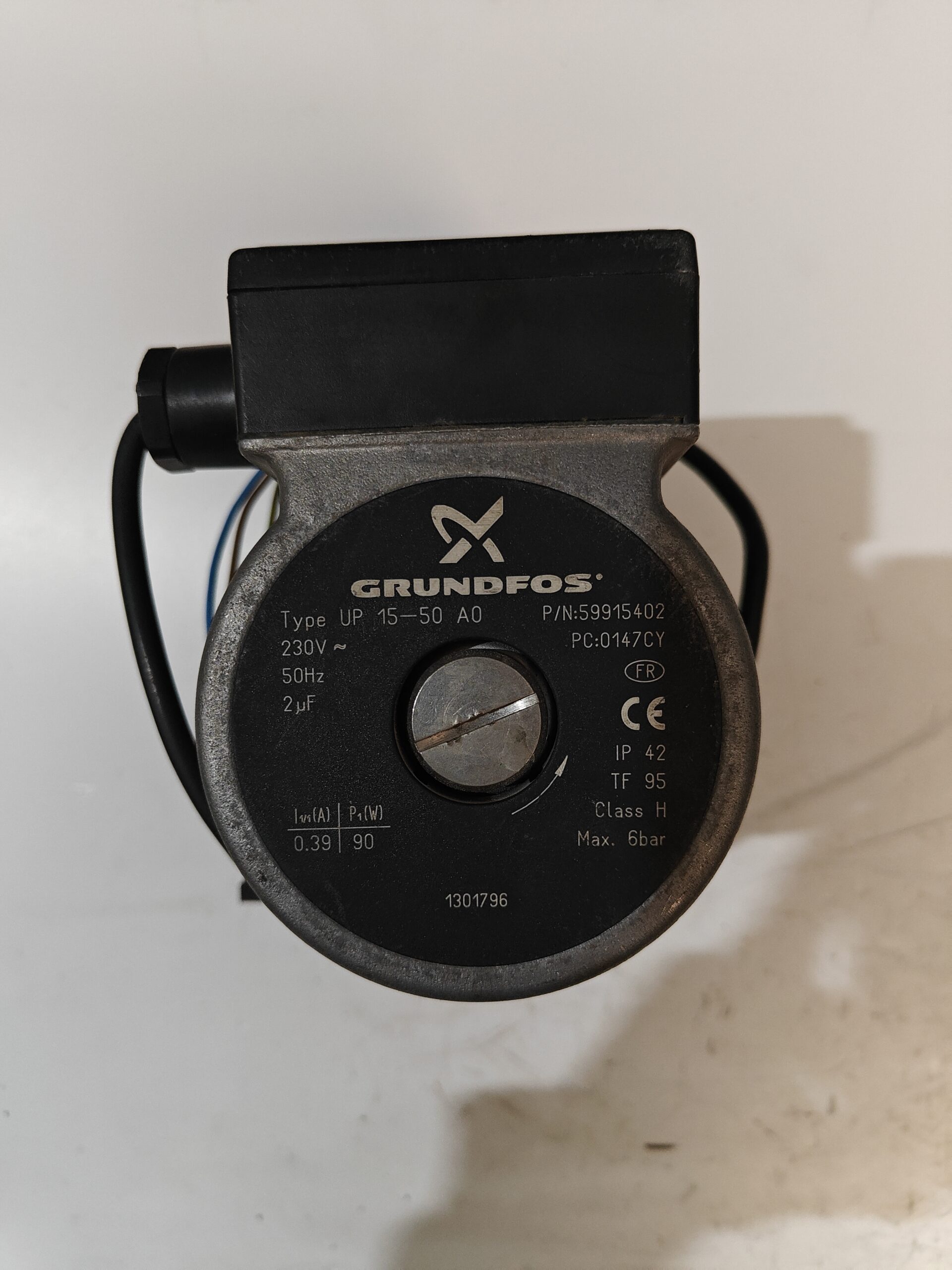Bomba Grundfos UP 15-50 AO · 59915402 Para Chaffoteaux MX2 24FF Y MC2 24FF