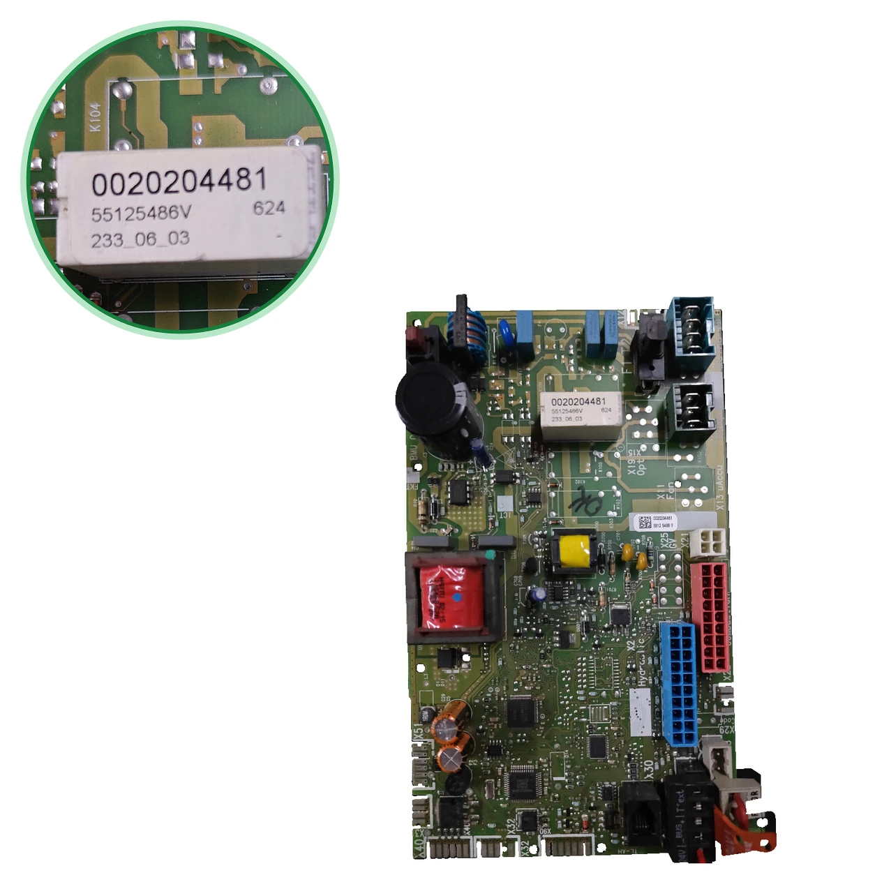 PCB · Marking 0020204481 · PLC085