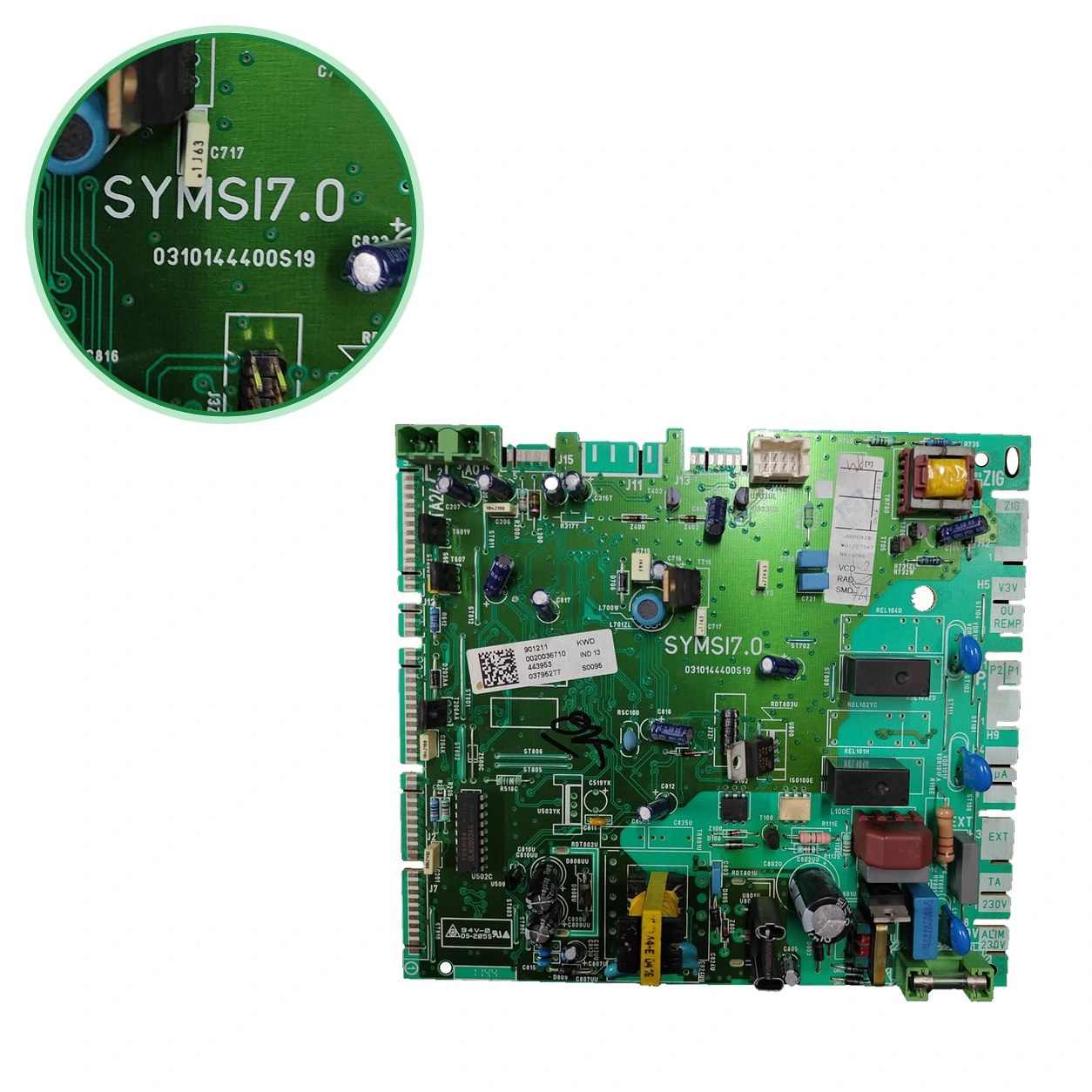 Placa electronică Saunier Duval · SYMSI7.0 · PLC098