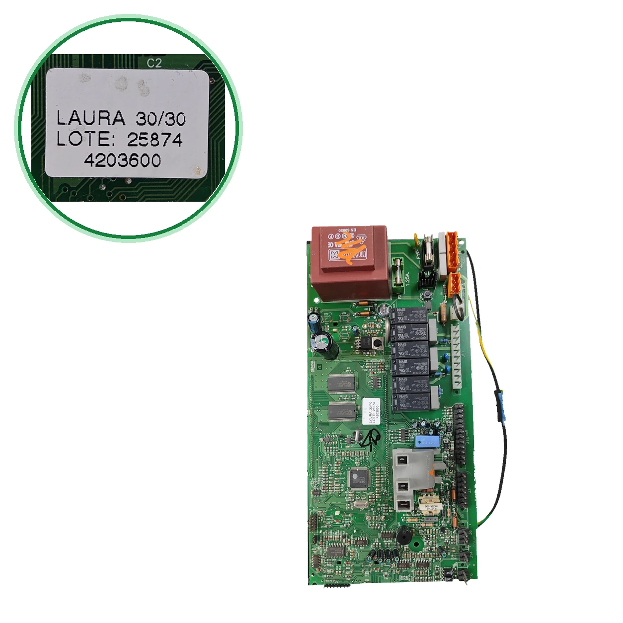 Roca LAURA 30/30 Control Board · Ref. 122420630 · PCB 501500-2