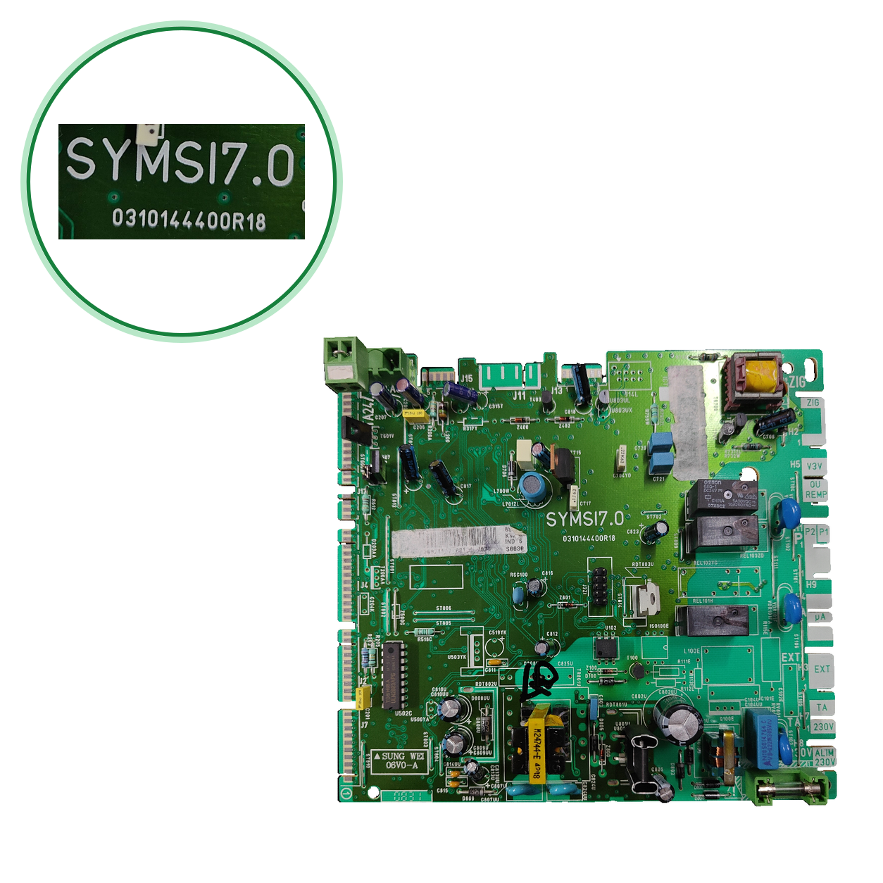 Saunier Duval PCB · 0310144400R18 · PLC054