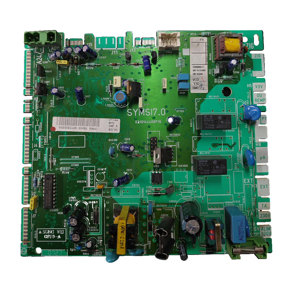 Placa Electrónica Saunier Duval SYMSI 7.0 · 0310144400P16 Para Themafast F25 E H-MOD