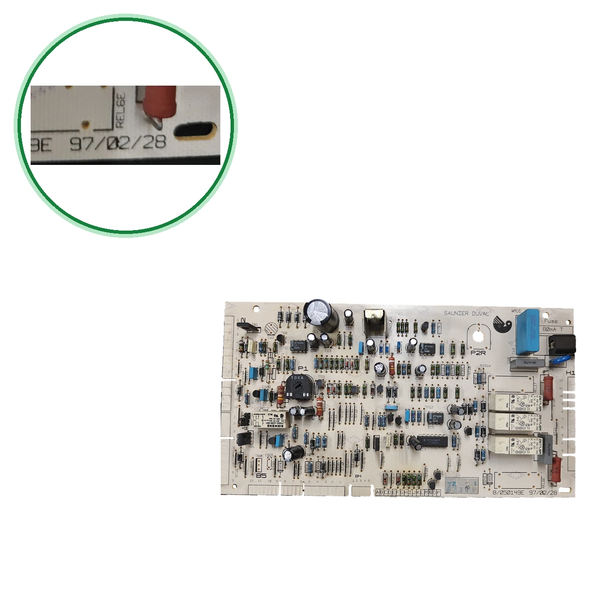 Saunier Duval MTLC PCB · 8/050149E for Thelia 23 MOD.3