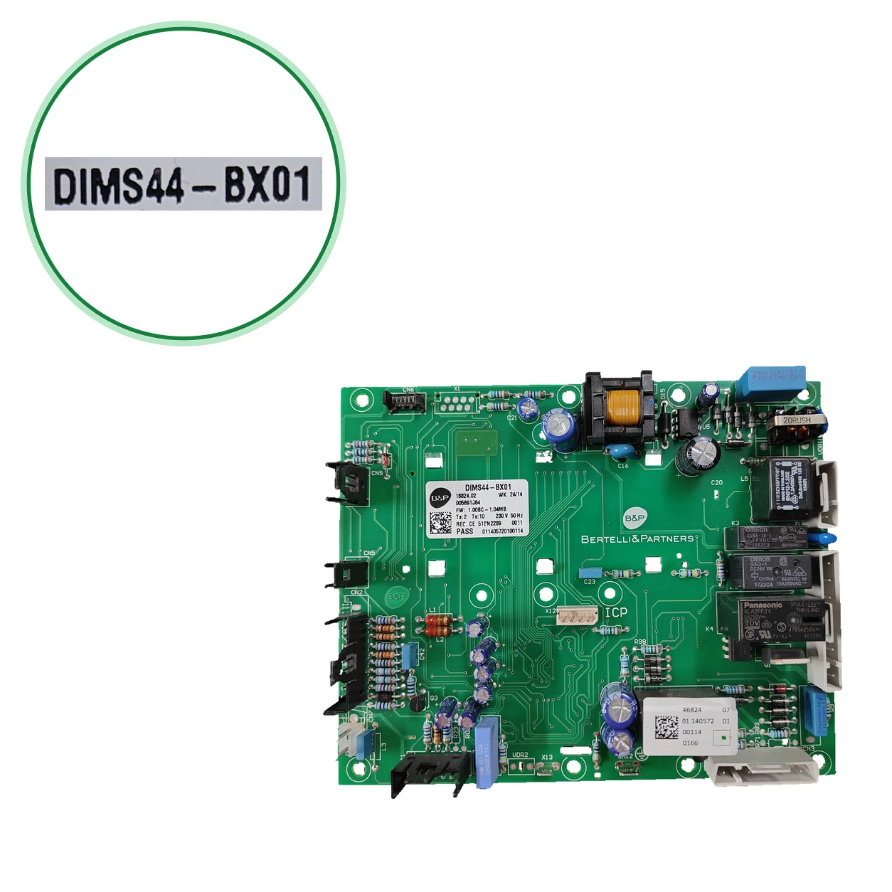 PCB Electrónica B&P DIMS44-BX01 · 16324.02 Para Roca Neonox 20/24 F