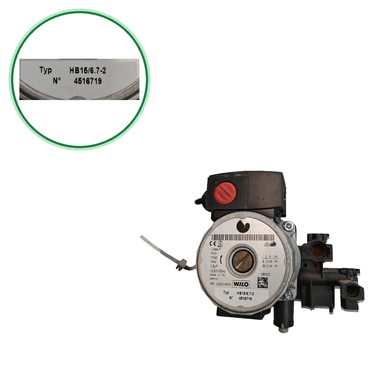 Wilo HB15/6.7-2 pump Saunier Duval – Ref. 0020016476