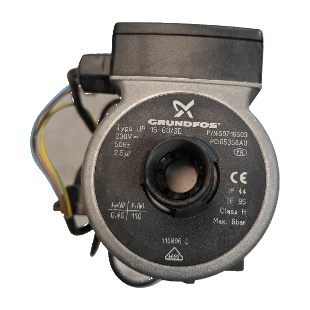 Grundfos UP 15-60/SD pump Saunier Duval Isofast F 35 E / F 35 E1 – Ref. 05732500