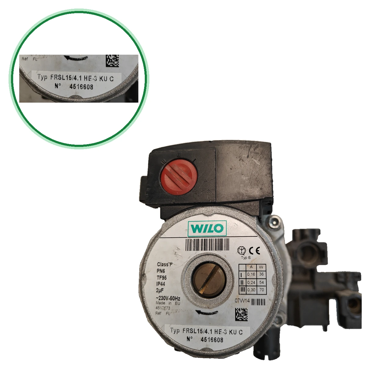 Wilo FRSL15/4.1 HE-3 KU C Ferroli – Ref. 39818451