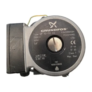 Grundfos UP 15-50 AO pump Saunier Duval Themaclassic F 25 E and C 25 E – P/N 59994584