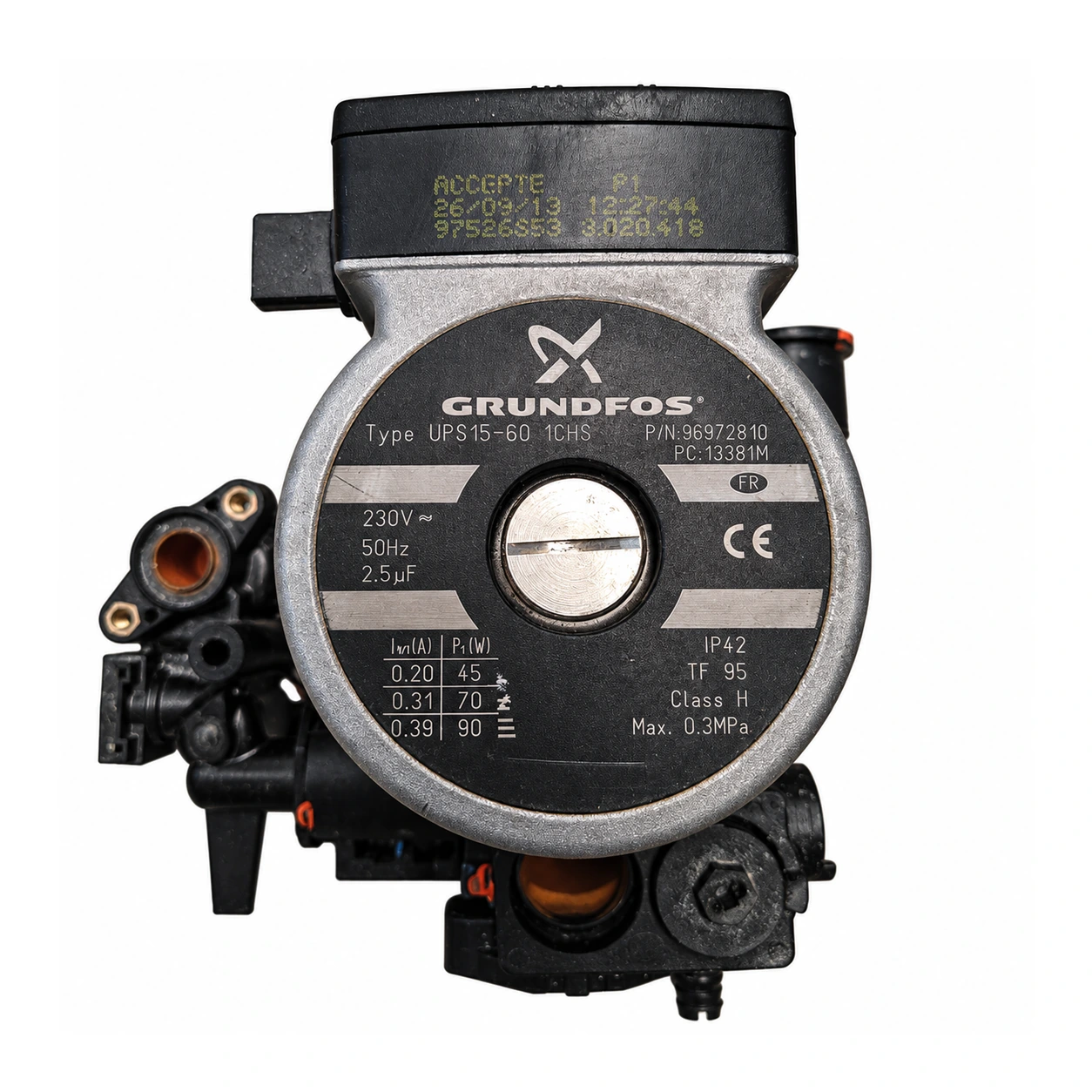 Grundfos UPS15-60 ICHS pump Immergas – Ref. 3.020418