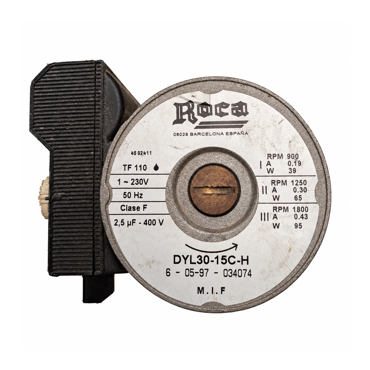 Baxi Roca DYL30-15C-H Circulating Pump · 4502411 For Baxi Roca RS 20/20