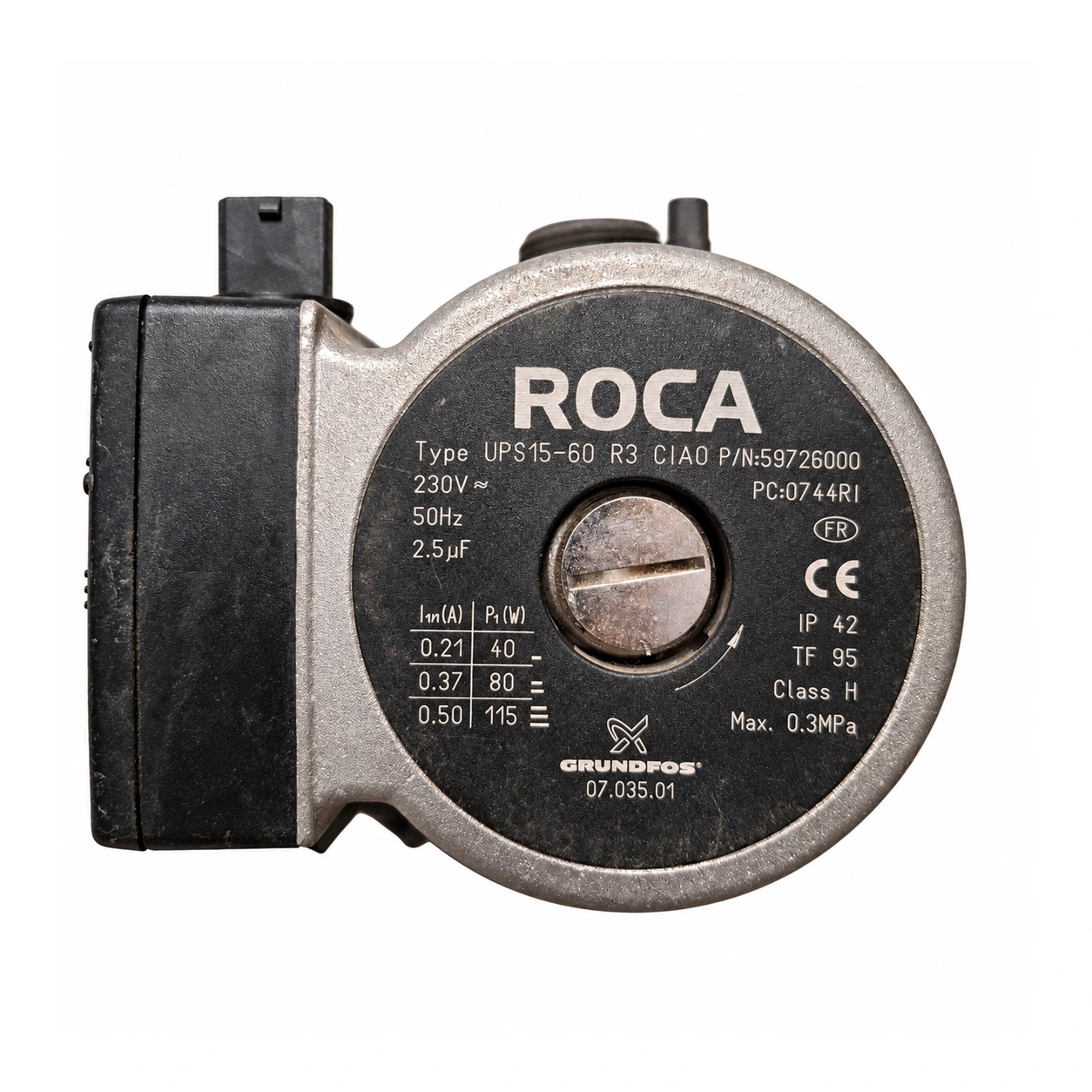 Bomba Circuladora Grundfos UPS15-60 R3 CIAO · 59726000 Para Roca LAURA 30 AF