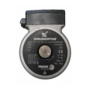Grundfos UPS 15-50 AC AO circulator pump · 59965502 · for Fagor FEE-20/2N and FE-20E/2B