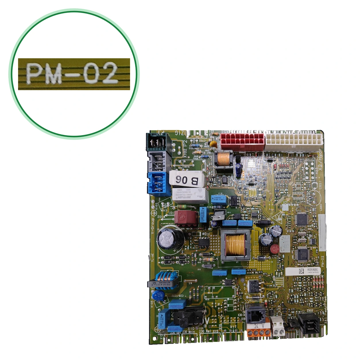 Platine Saunier Duval PM-02 · 0020183525 / 0020106661 · Thema NOx F25 B