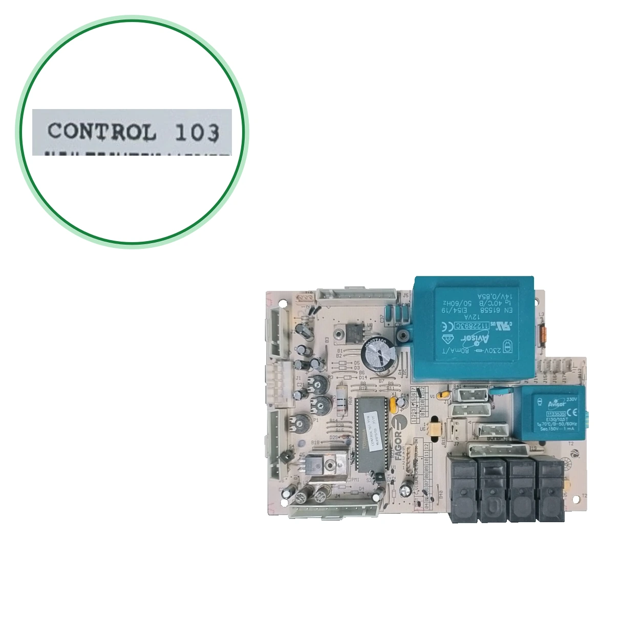 Fagor MU0870700 PCB · CONTROL 103 for Contract CE-20E/1 N