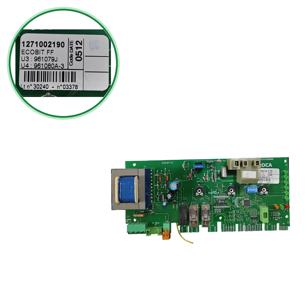Placa electronică Baxi Roca · ECOBIT FF · PLC139