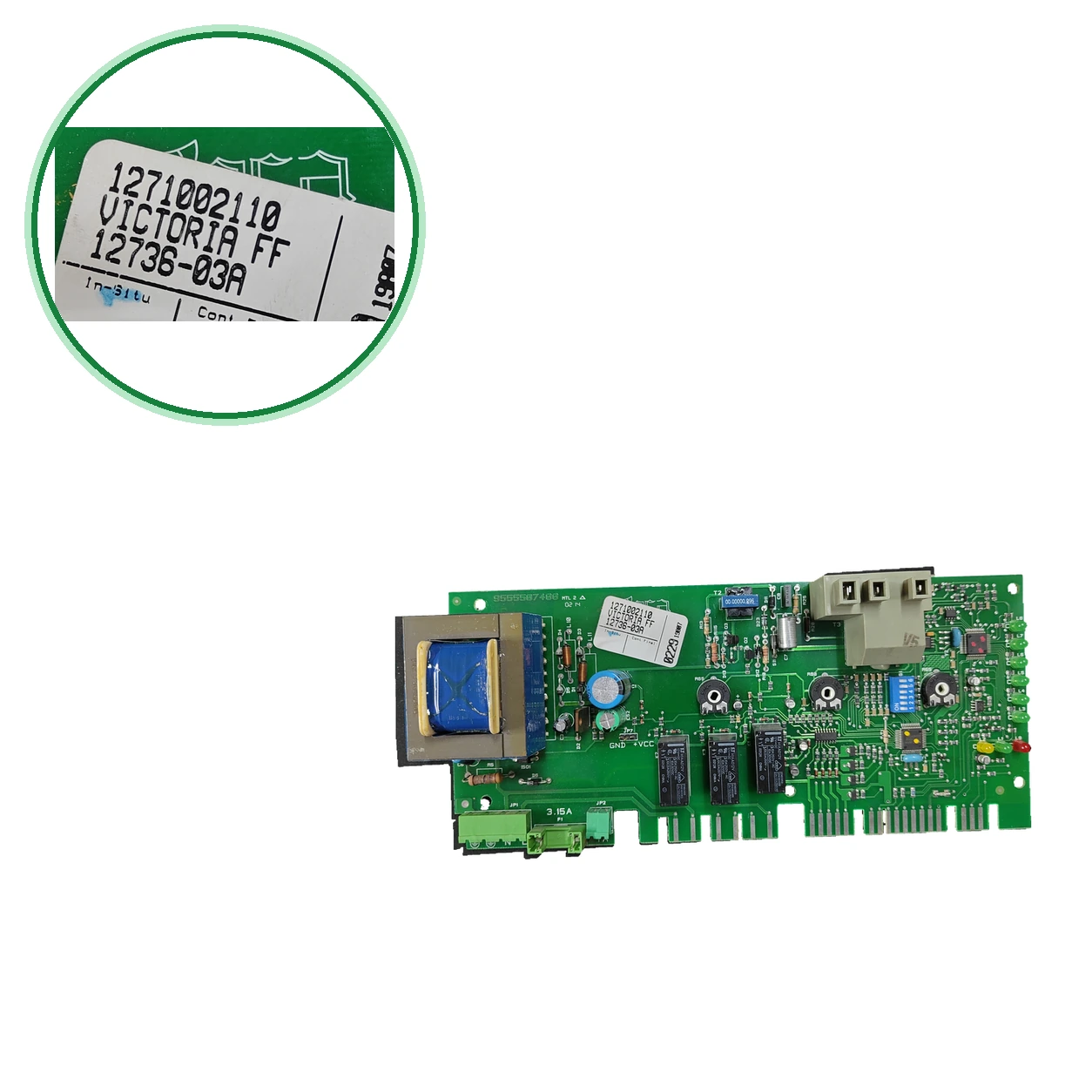 PCB Baxi Roca Victoria FF · 1271002110 · 9555507400 (12736-03A)