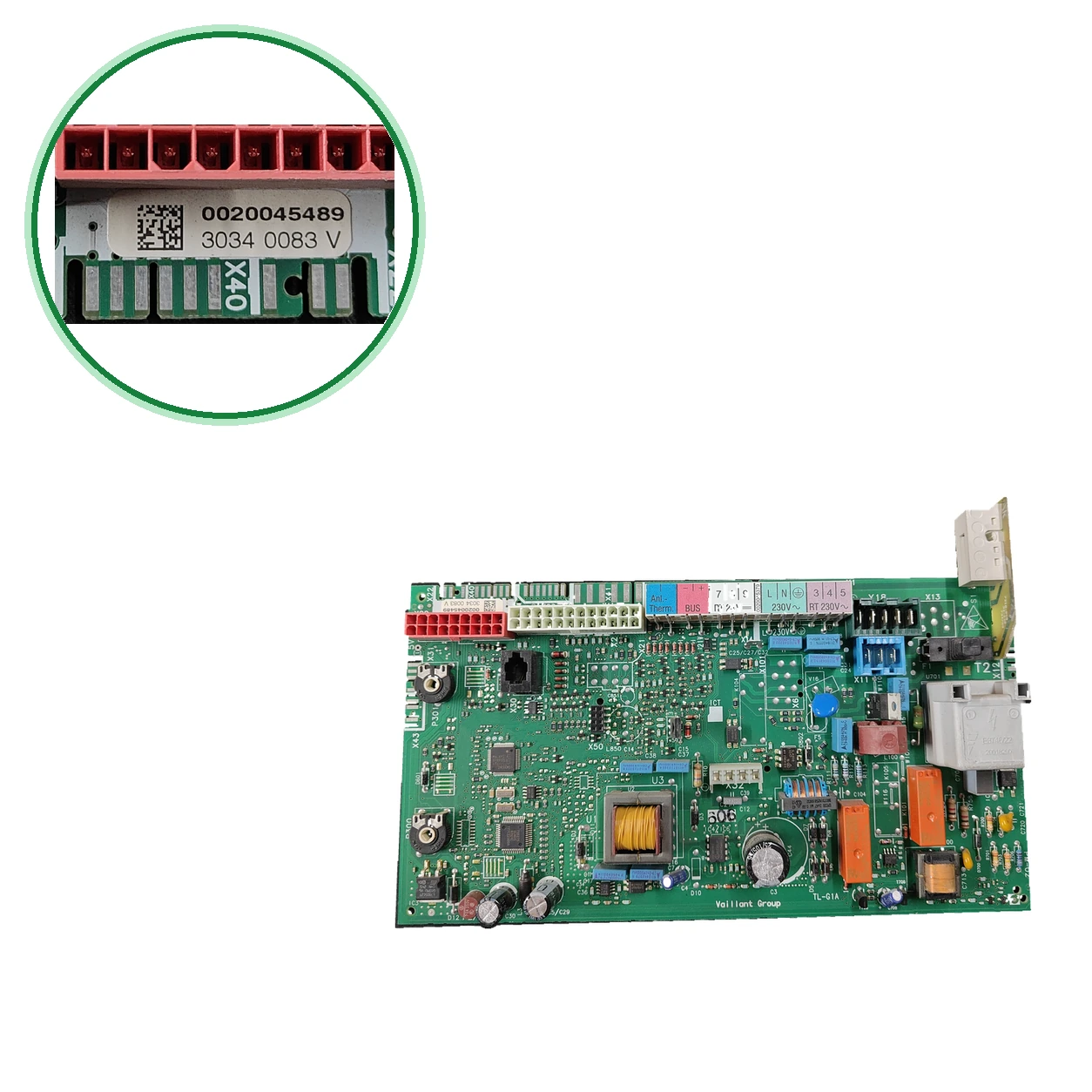 Plaque électronique Vaillant PM-02 · 0020045489 pour turboTEC Plus VMW ES 21/245/4-5 R3