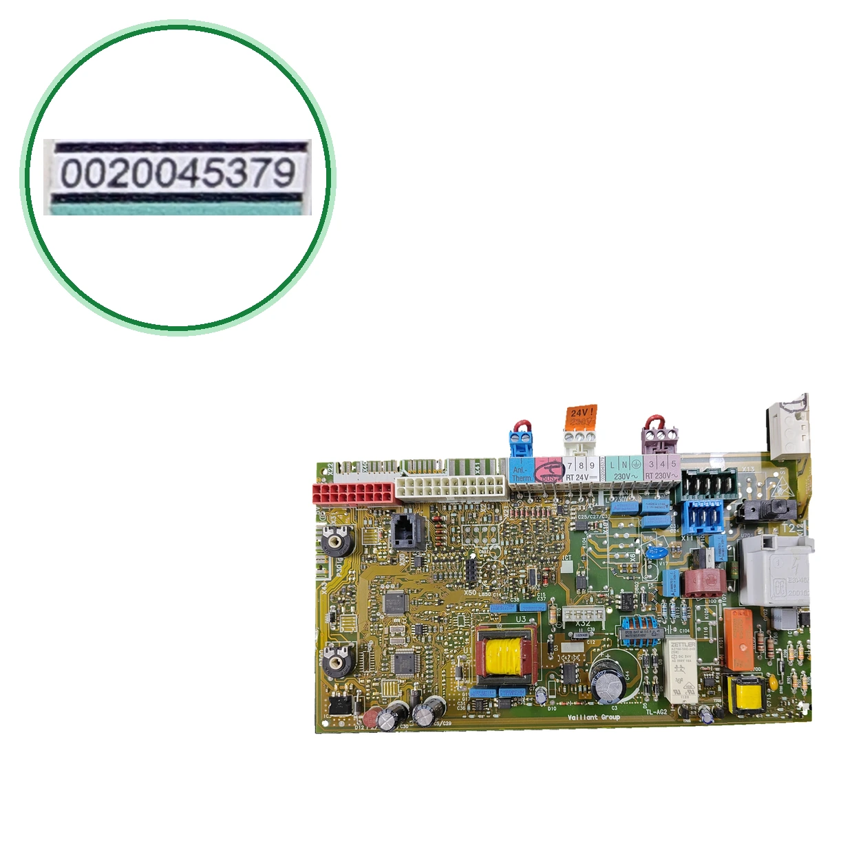 Vaillant PCB 0020045379 · V132_G2 for VMW 255/4-7 R3