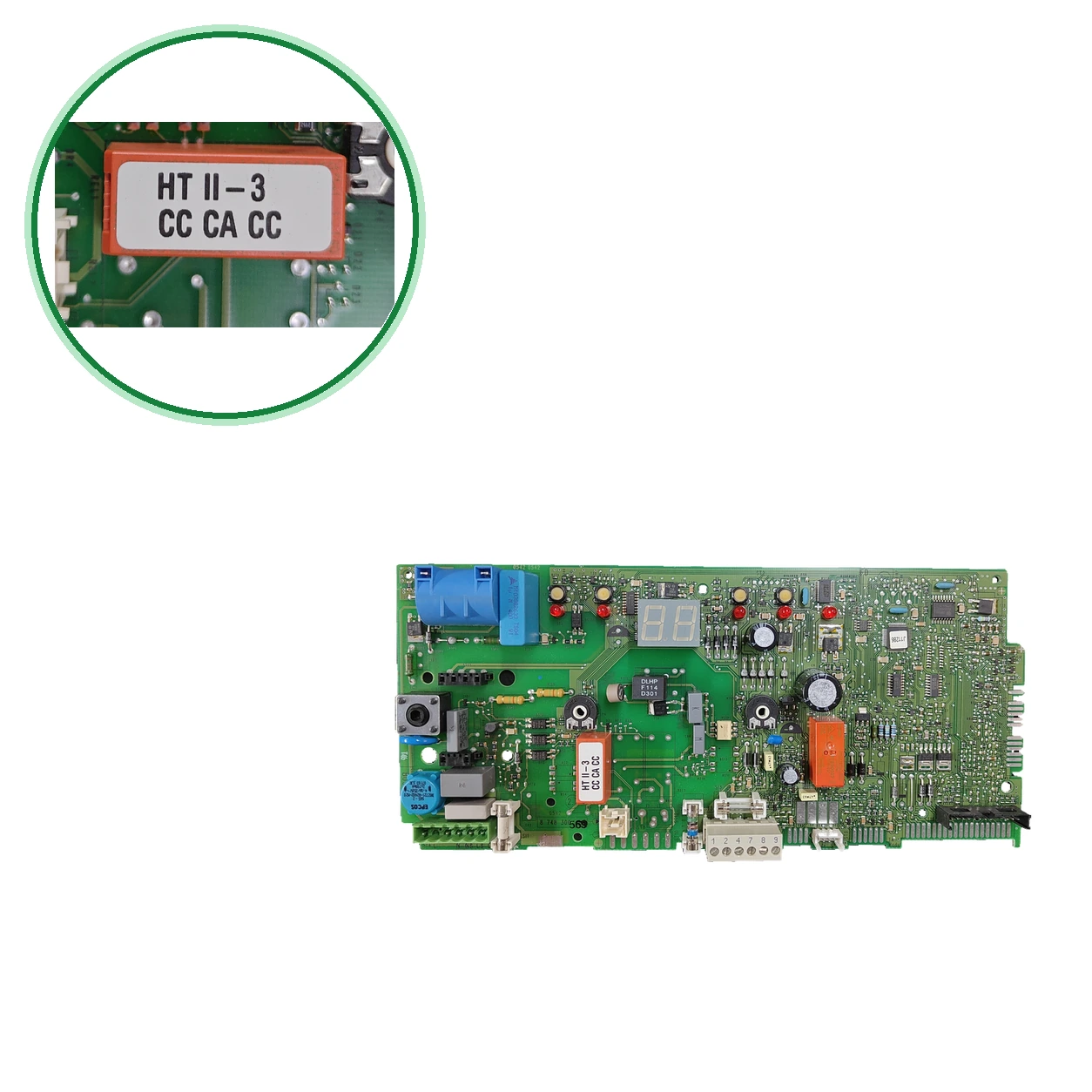 PCB Electrónica Junkers 4 748 301 153 · HT II-3 Para ZWC 28/32 1MFA 23