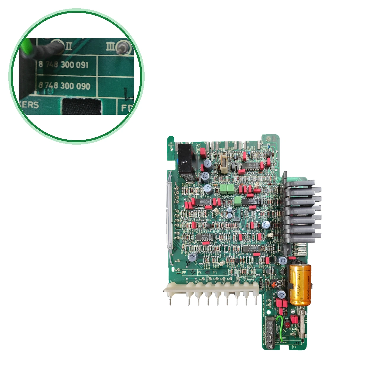 Placa Electrónica Analógica Junkers 8 748 300 091 0 · ZWR24-2 Y Mini 8/11 AE