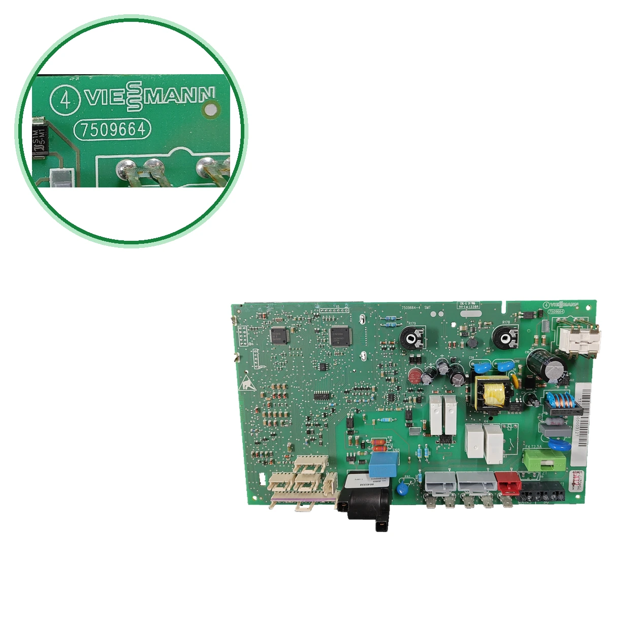 PCB Electrónica Viessmann VBC113-C10.001 · 7509664-4 Para Vitodens 100