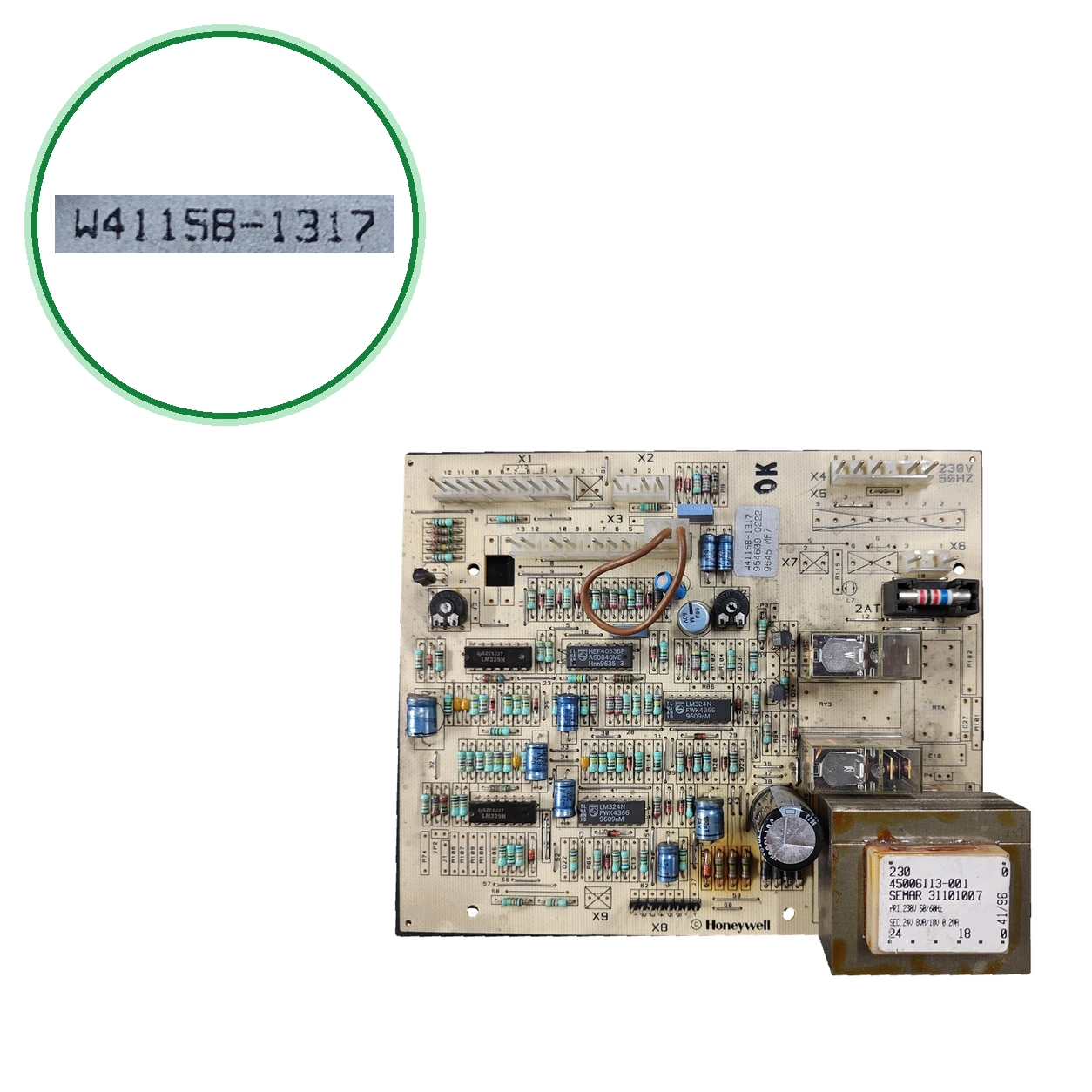 Placa electronica Honeywell W4115B-1317 · PCB 45665977-001 pentru Fagor MF 12 N