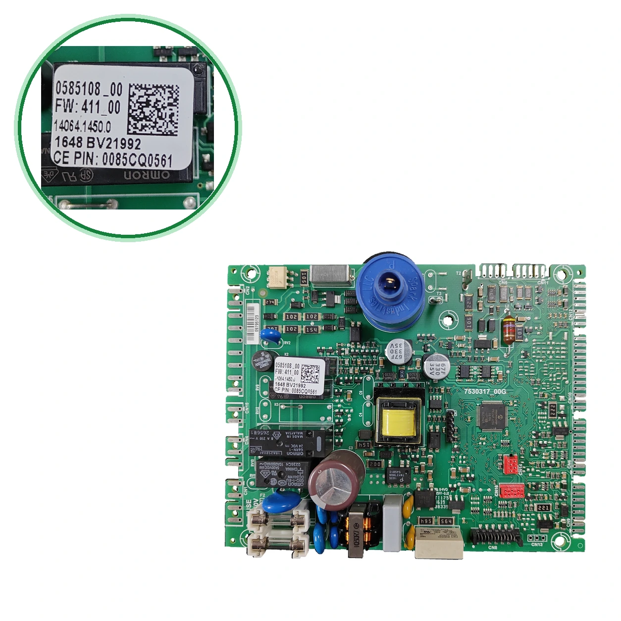 PCB Electrónica MANAUT 0585108_00 · 7530317_00G Para Mytocondens Inox 24