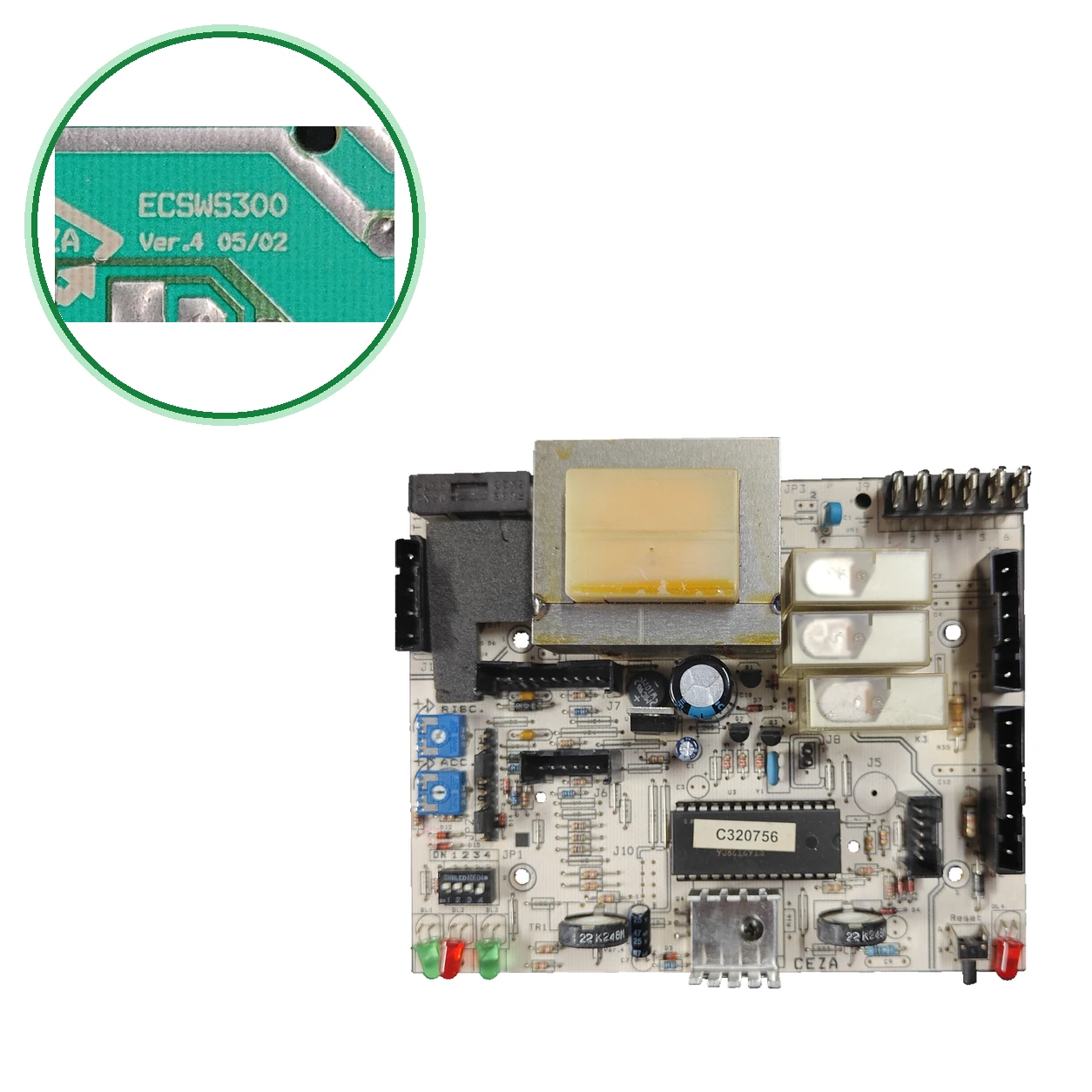 Placa Electrónica CEZA ECSWS300 · C320756 Para Manaut Minox 24
