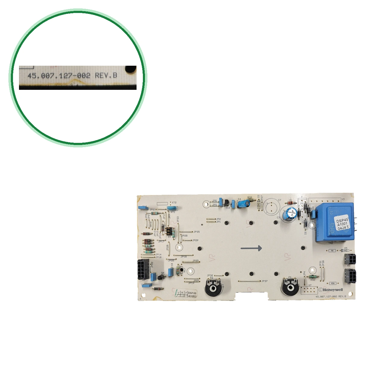 Placa De Display Honeywell DSP49A1001 · 45.007.127-002 Para Ferroli Domicompact F30