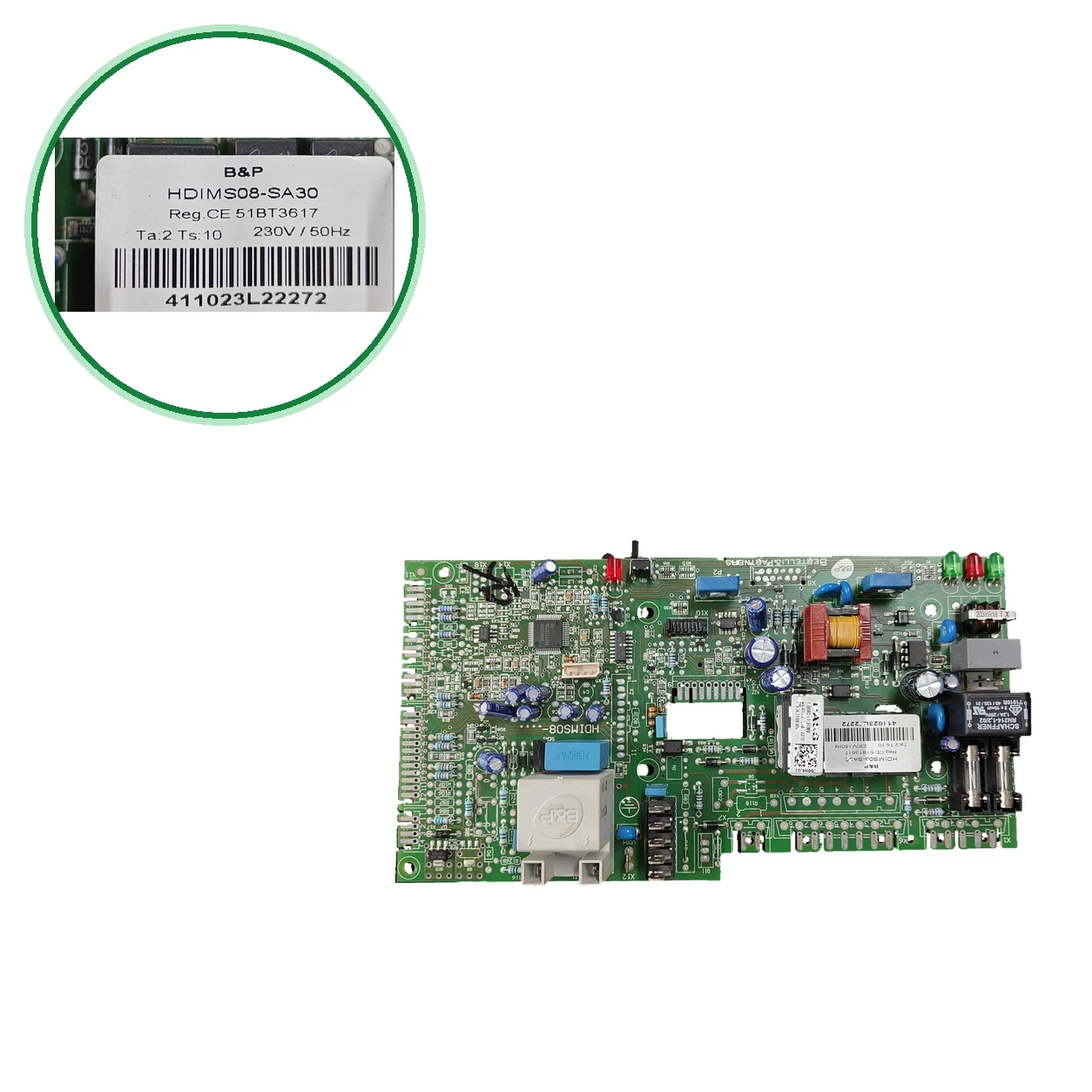 Placa Electrónica B&P HDIMS08-SA30 · BI2075105 Para Manaut MURA V09 24E