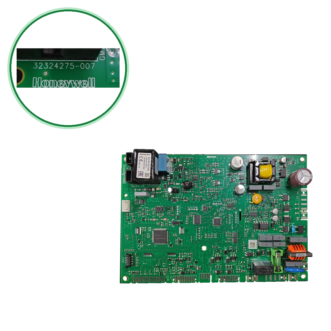 Placa Electrónica Honeywell S4962VS1006 · PCB 32324275-007 Para Ferroli Bluehelix Tech RRT