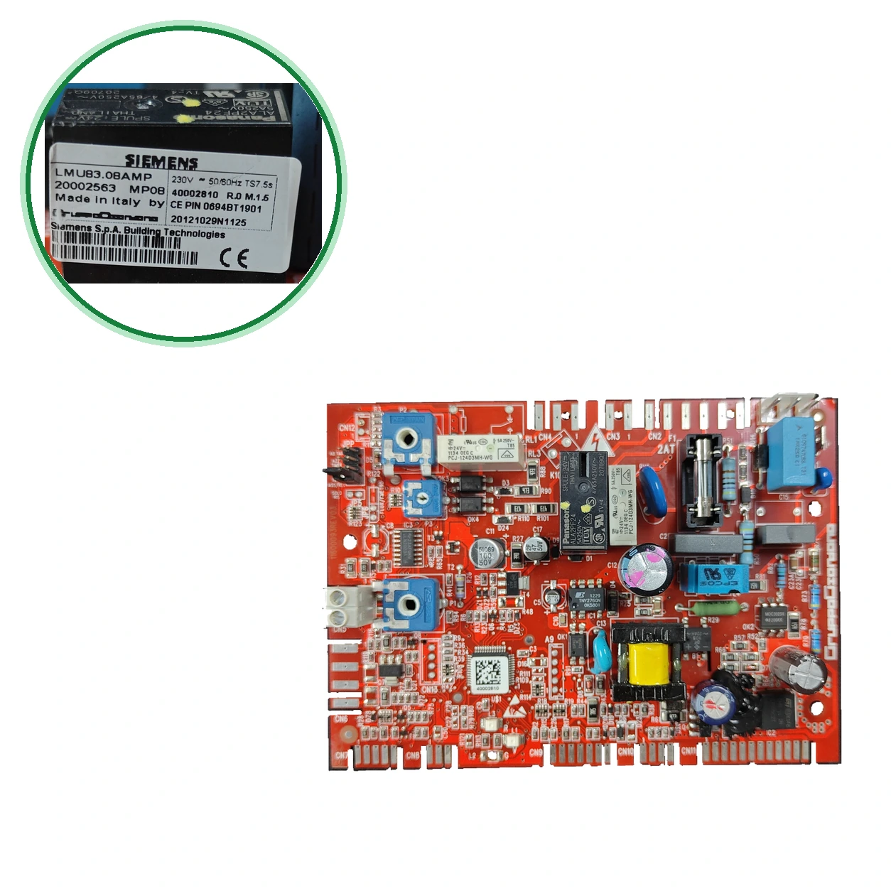 Siemens PCB · LMU83.08AMP · PLC395