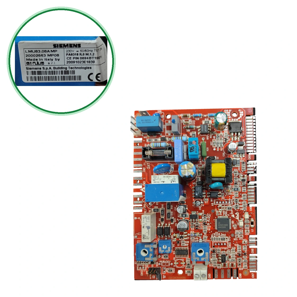 Siemens PCB · LMU83.08A MP · PLC394