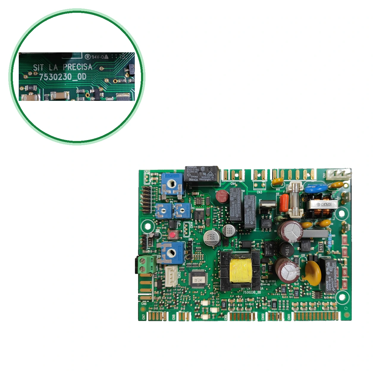 Placa Electrónica SIT La Precisa 0580164-02 · 7530230_0D Para Beretta Junior Green 25CSI